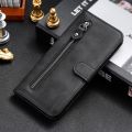 【Lowest Prices Online】 Fashion Calf Texture Zipper Leather Phone Case For Google Pixel 9 Pro/Google Pixel 9. 