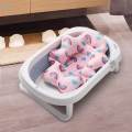 Baby Bath Cushion, Baby Bath Pad, Quick Drying Non Slip Kids Floating Bathing Tub Seat, Infant Bath Tub Pad for Kids, Girls Boys, 0-6 Month. 