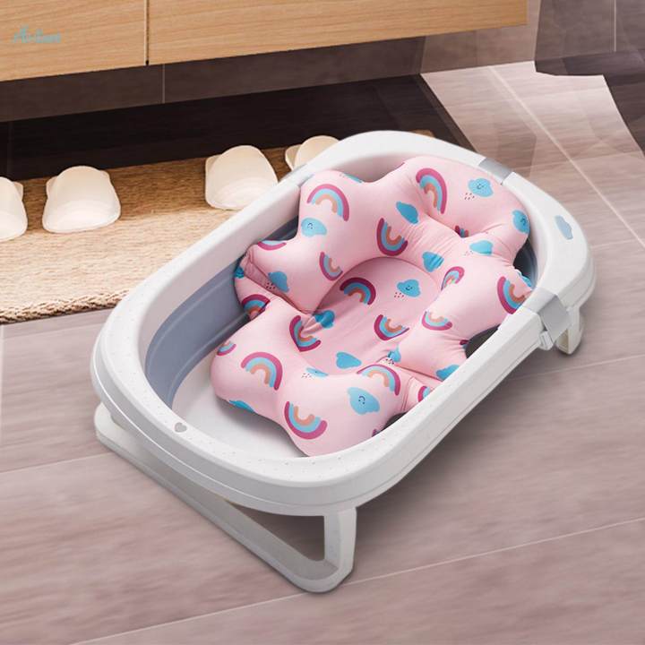 Baby%20Bath%20Cushion,%20Baby%20Bath%20Pad,%20Quick%20Drying%20Non%20Slip%20Kids%20Floating%20Bathing%20Tub%20Seat,%20Infant%20Bath%20Tub%20Pad%20for%20Kids,%20Girls%20Boys,%200-6%20Month%20-%20Image%206