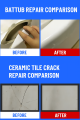 Wangu Ceramic Repair Agent – 85g Waterproof, Mold-Resistant Adhesive for Bathtubs, Toilets, Tiles & Porcelain High Strength, Odorless, Easy Application.