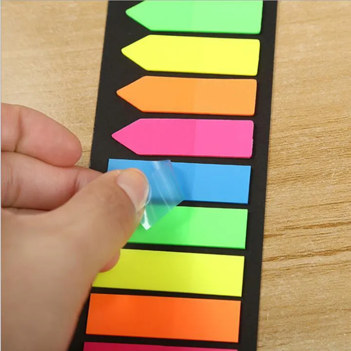 200pcs%20Color%20Clear%20Index%20Tabs%20for%20Page%20Marker%20Stickers%20Office%20School%20Stationery%20Eatop%20-%20Image%205