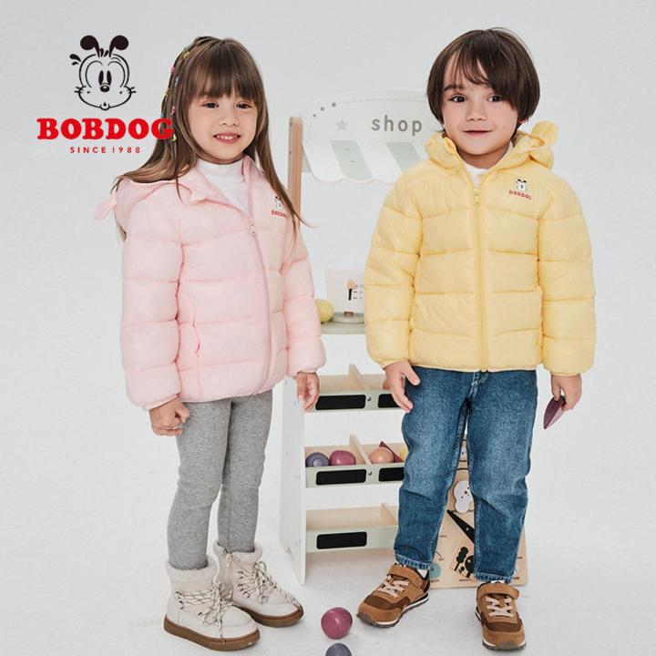 Bobdog off Season Children s down and Wadded Jacket Thin Boys and Girls Winter Cotton Padded Coat Baby Coat Children Cotton Padded Jacket Daraz .bd