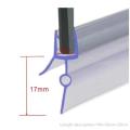 2pc Shower Door Seal Strip 6mm Water Deflector Shower screen Glass Door Water Barrier PVC Bathroom Shower Door Accessories.