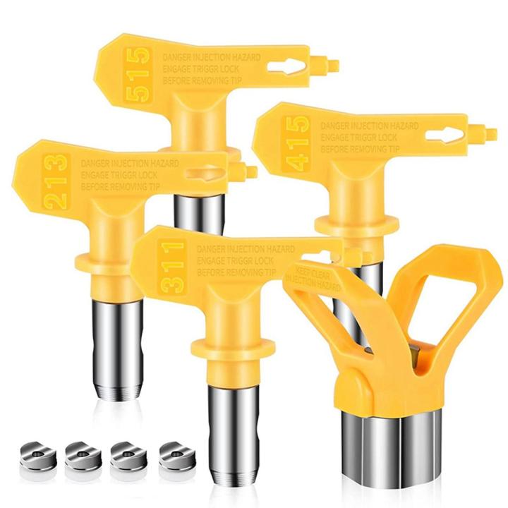 5-Piece Airless Paint Sprayer Tip for Airless Spray Paint Tip Nozzle