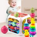 Baby Montessori Toy 2 Years Shape Sorter Toy Sensory Sorting Toys Motor Training Games Kids Educational Toys For Baby 1 2 Years.