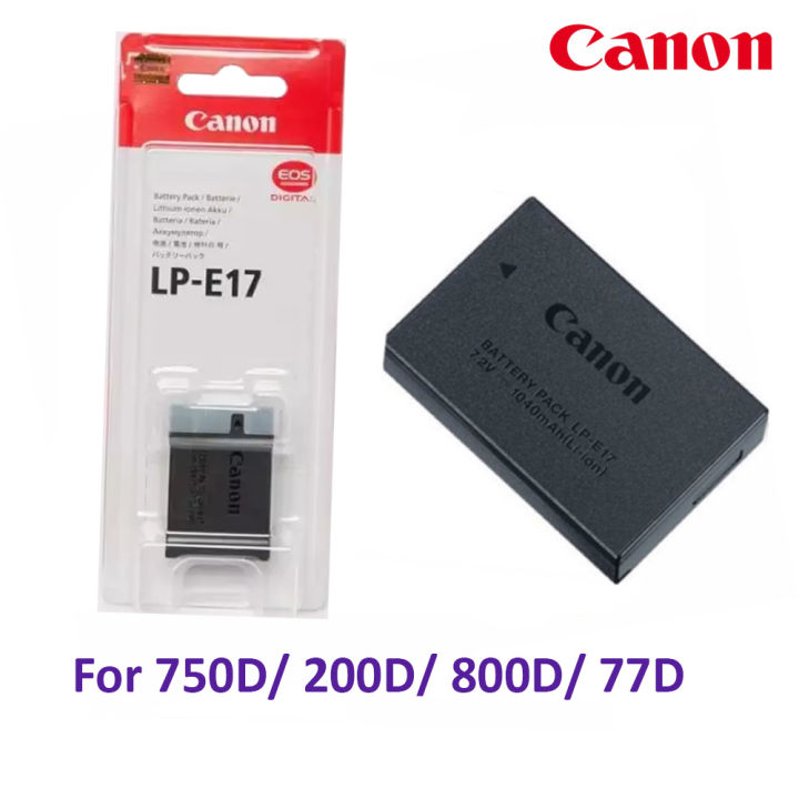 Canon%20Battery%20Pack%20LP-E17%20For%20Canon%20750D,%20200D,%20800D,%2077D%20Camera%20-%20Black%20-%20Image%202