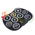 Roll Up Electronic Drum Set 9 Pads Electric Tabletop Drum Kit Pad Portable. 
