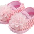 New Design Baby Girls (6-12 months) Soft Toddler Shoes Infant Walkers Shoes Colorful Flowers Princess Shoes Sandals Flat. 