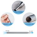 Stainless Steel Blowpipe Pocket Bellow Collapsible Air Blow Stick Campfire Fire Tool Outdoor Bushcraft Camping Hiking Cooking.