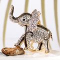 Creative Elephant Key Chain Accessories Cute Animal Keychains Fashion Keyrings Women Bag Charm Pendant Car Key Rings Holder.