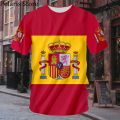 Spain Flag T Shirt National Emblem Football Jersey Cycling Clothes Basketball Soccer Tees Reino de España.