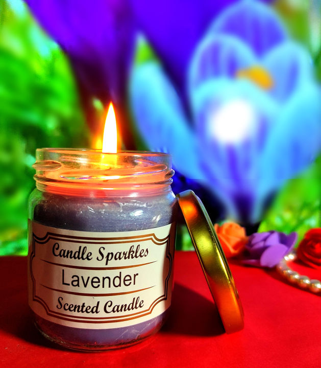 Lavender Scented Candle