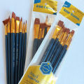 Acrylic Colors 10ml, 6 Shades/Colour Painting 7pcs Brush Set/Artist Color Mixing Square Palette 1pcs. 