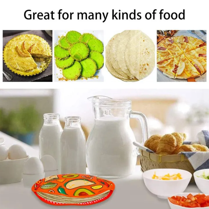 2pcs%2012Inch%20Cloth%20Bag%20for%20Burrito,Portable%20Tortilla%20Warmer%20Pouch%20Home%20for%20Microwave%20Restaurant%20Food%20Pancake,B%20-%20Image%206
