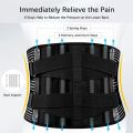 Back Support Belt for Back Pain Relief with Lumbar Pad, Lower Back Brace for Men Women, Anti-skid Lumbar Support for Sciatica.