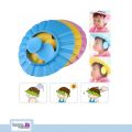 Baby Shower Cap with Ear Protection Bath Caps Adjustable Soft Shampoo Bathing Hat Cap for Kids Toddler - 1 PCS (( color as per Stock )).