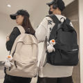Weiyupai Backpack Simple Large Capacity Travel Backpack Female Casual Japanese Junior High School Student High School and College Student Schoolbag. 