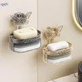 Suction Cup Soap Dishes for Bathroom Wall Mounted, Soap Holder Suction Sponge Holder for Shower, Kitchen. 