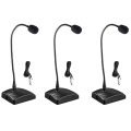 JDXHLAU 3X QR-501 Wired Conference Microphone, Office Meeting Gooseneck Recording Microphone Condenser Microphone.