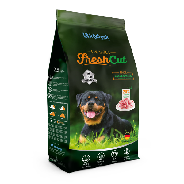 Klybeck%20Caviara%20FreshCut%20Junior%20Dog%20Large%20Breed%20Dry%20Food%20With%20Poultry%20Chicken%20Flavor%202.5%20kg%20-%20Image%203