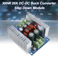 KOGEEK 300W 20A DC-DC Buck Converter Step Down Module DC 6-40V to DC 1.2-36V Adjustable Voltage Constant Current Module Electrolytic Capacitor.