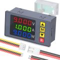 BM730 3in1 Voltage Current Power Meter 4-digit Digital Voltmeter Multifunctional Ammeter with Buzzer Supports Voltage and Current Display Fine Adjustment with Low Voltage Overvoltage and Overcurrent Sound Alarm Function.
