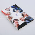 HD Print Waterproof BTS Notebook Double Spiral book. 