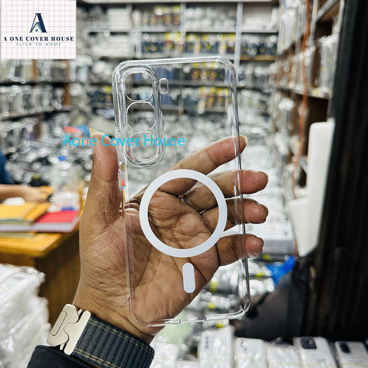 Infinix%20Hot%2060i%20/%20Infinix%20Hot%2060%20Berlia%20Transparent%20Magnatic%20Magsafe%20Anti%20Yellow%20Clear%20Protective%20Phone%20Case%20Back%20Cover%20-%20Image%203