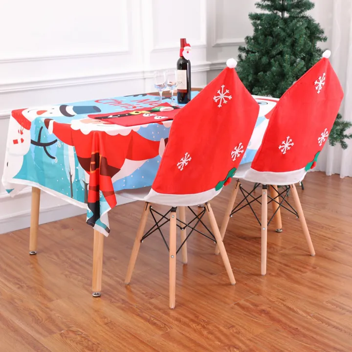 Christmas%20Chair%20Cover%20Santa%20Snowman%20Red%20Decor%20Home%20Dinner%20Party%2048cmx70cm%20-%20Image%204