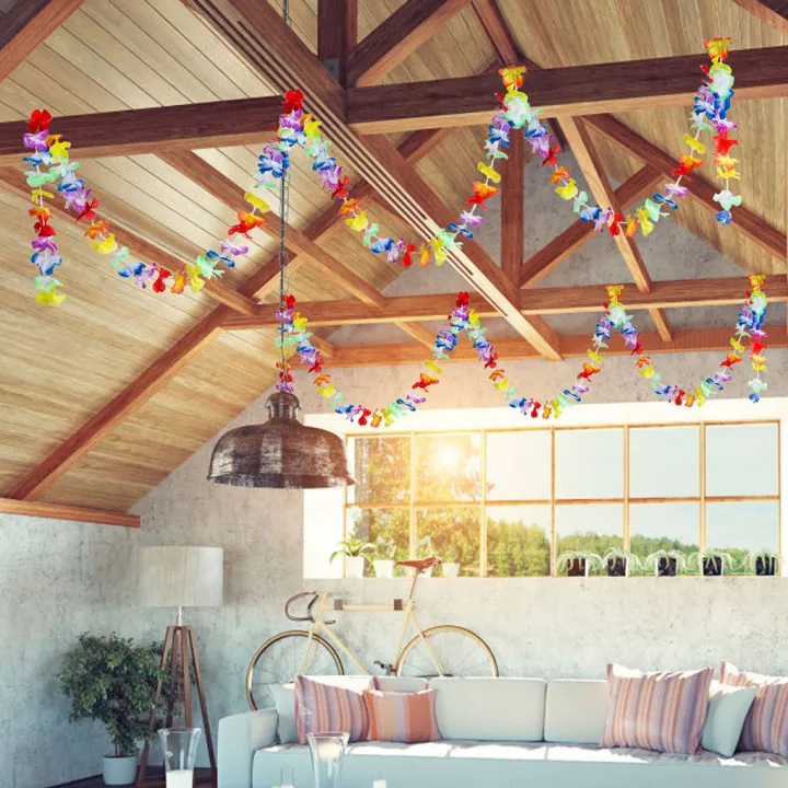 Hawaiian%20Flower%20Garland%20Tropical%20Artificial%20Necklace%20Banner%20Multicolor%20Floral%20Hawaiian%20Party%20Decoration%20-%20Image%204