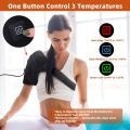 Heated Shoulder Wrap Brace Adjustable Shoulder Heating Pads with Extension Belt for Frozen Shoulder Dislocation Pain Relief. 