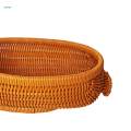 Animal Shape Woven Food Serving Basket PP Material for Kitchen Decoration.