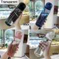 Bottle frosted bottle water bottle 780ml toilet sports transparent water bottle portable gym travel transparent leak-proof.