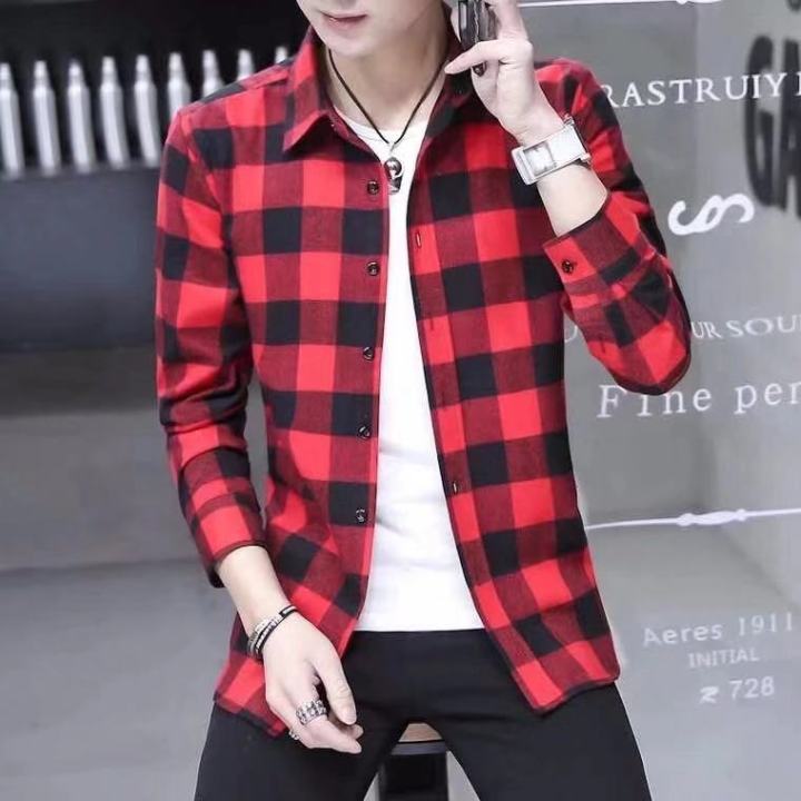 Guangdong%20Internet%20Celebrity%20Rent%20Male%20Same%20Style%20High%20Quality%20Plaid%20Shirt%20Men%20Korean%20Style%20Trendy%20Coat%20Slim%20Clothes%20Men%20-%20Image%205