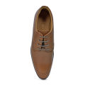 Hush Puppies Aaron Derby Lace-up Formal Shoes for Men - Brown Color. 