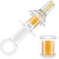 Silicone head Baby medicine feeder liquid silicone pacifier medicine feeder anti-choking syringe water feeder -1pcs.