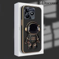 New Phone Case For Realme Note 50 4G Cover Astronaut Holder Stand Fashion Soft Silicone For Realme Note50 4G Case.