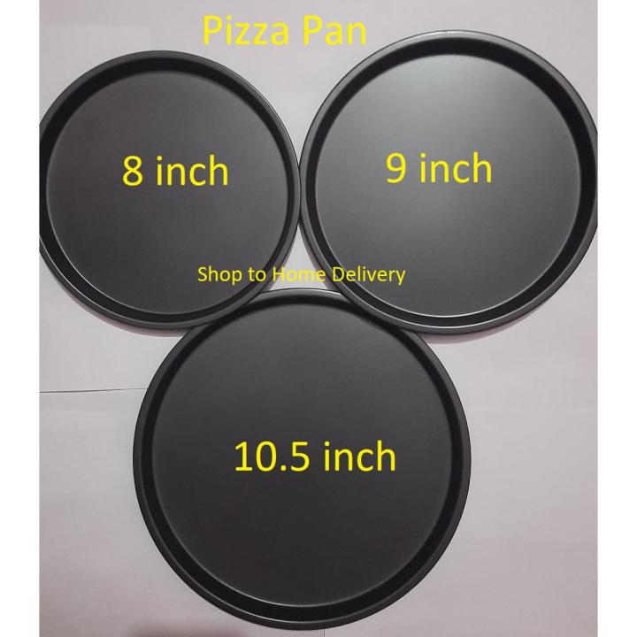 Non stick Pizza Pan Round Premium Quality for Oven 3 pcs set ( 10.5,9,8 inch)