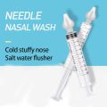 【Atoztide Store】2PCS Portable Baby Irrigator Syringe Nose Cleaner Tube Nasal Aspirator.. 