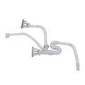 Sink Drain and Pipe Set, ABS Kitchen Sink Drainer Pipe for Bathroom. 