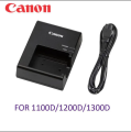 Canon 1100D 1200D/1300D DSLR LP-E10 Battery Charger with Free Power Cable. 