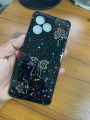 TECNO SPARK 10C Camera Protection Shiny Bling Glitter Star Love Fashionable Soft Silicone Ladies Back Case Cover.