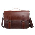 Crazy Horse Artificial Leather Business Handbag Laptop Briefcases for Men Leather Casual Men Bag Messenger Shoulder Bags Man. 