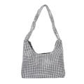 Elegant Clutch Purse Wedding Shoulder Bag Bridal Handbag Rhinestone Satchel Bag Rhinestone Bag Rhinestone Underarm Bag.