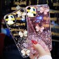 For VIVO Y27 Phone case Sparkling Star Moon Soft Silicone Transparent Butterfly + Crystal Chain For VIVO Y27 4G Phone casing.