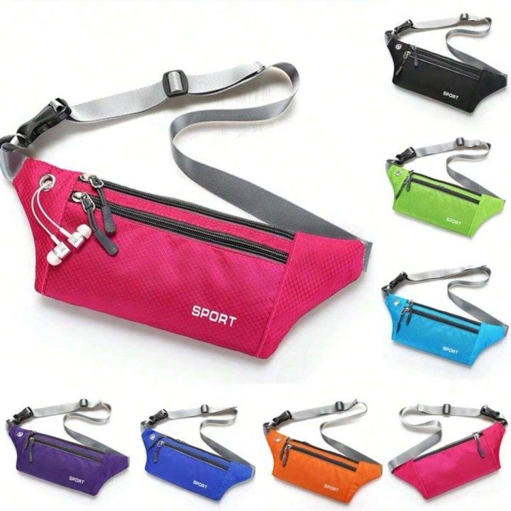 Sports Waistbag Belt Pack Waterproof Chest Shoulder Bags Pouch Hiking Running Cycling Walking bag
