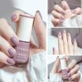 OYAFUN 8ml Nail Polish Water-Based Quick Dry Multiple 40 Colors Tearable Manicure Matte Waterproof No-bake Polish Gel for Female.