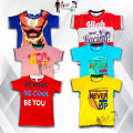 6 Pieces Printed T-Shirts for boys By Any Color.