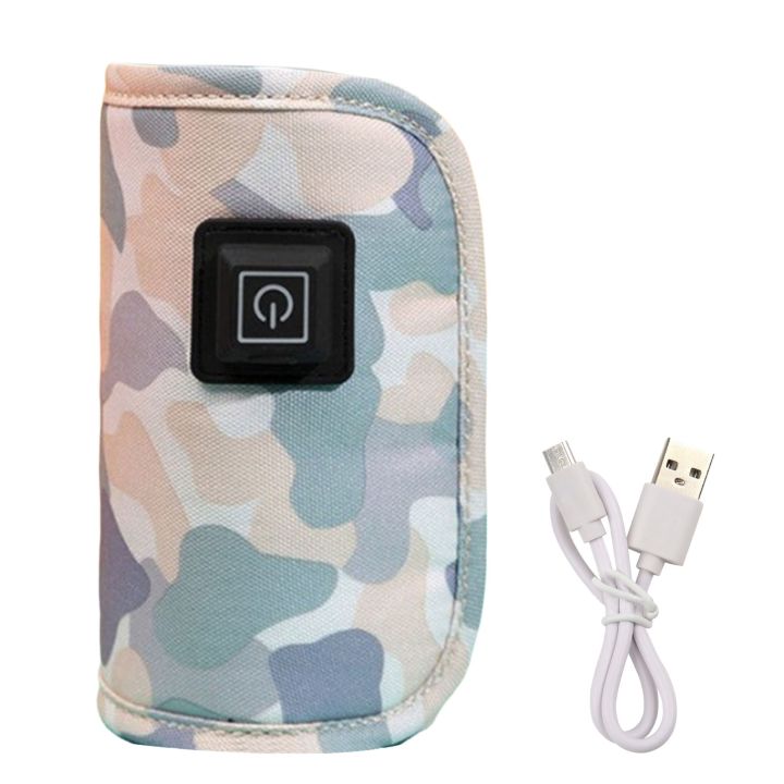 USB Milk Water Warmer Travel Stroller Insulated Bag Baby Nursing Bottle Heater Safe Kids Supplies For Outdoor Winter