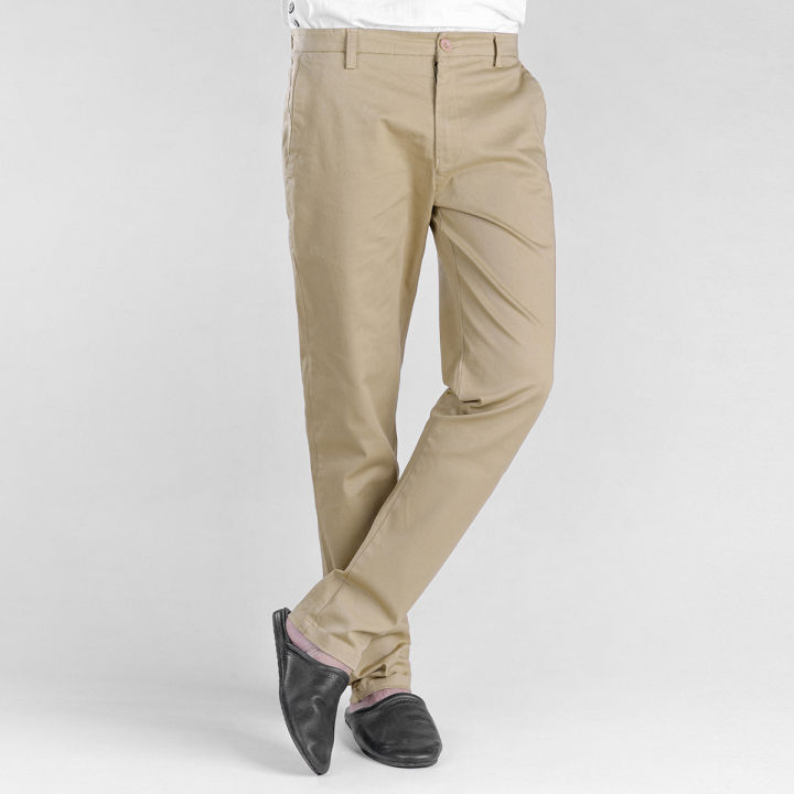 Cotton Pant for Man Light Khaki
